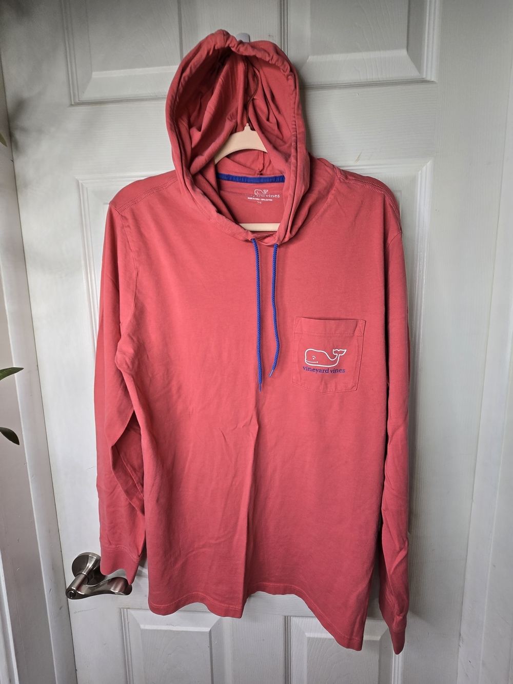 Vineyard Vines Kids Coral Pocket Hoodie Tee